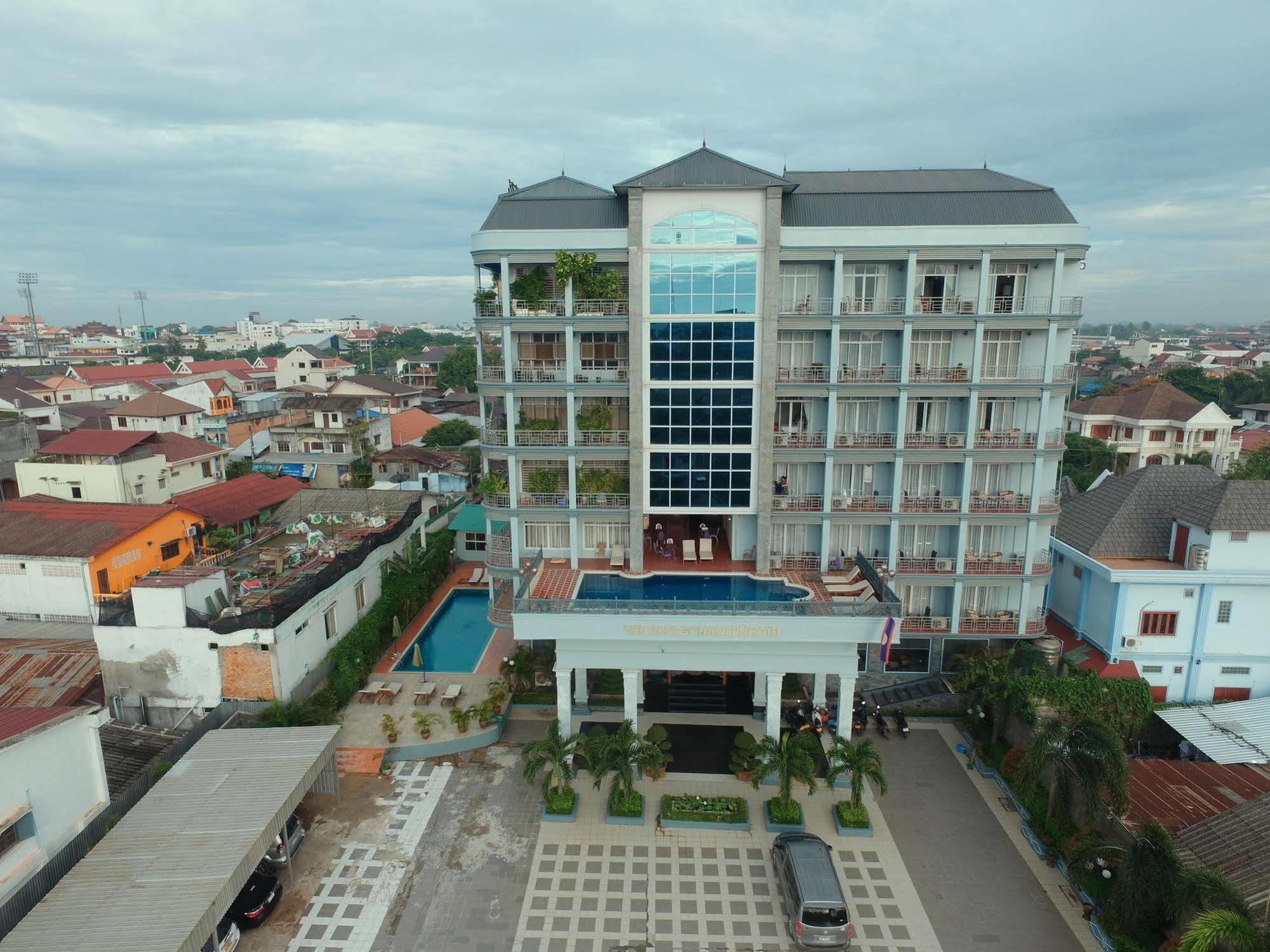 Vientiane Golden Sun Hotel Exterior foto